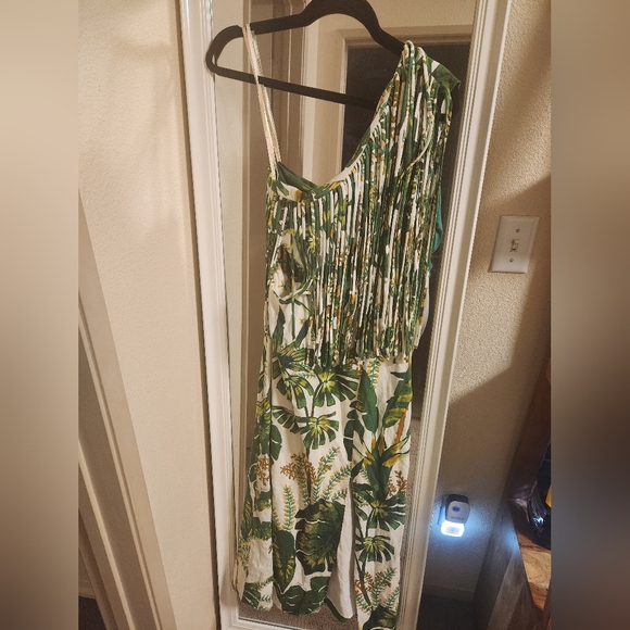 FARM Rio Tropical Forest Frienged Midi Dress - Picture 7 of 16